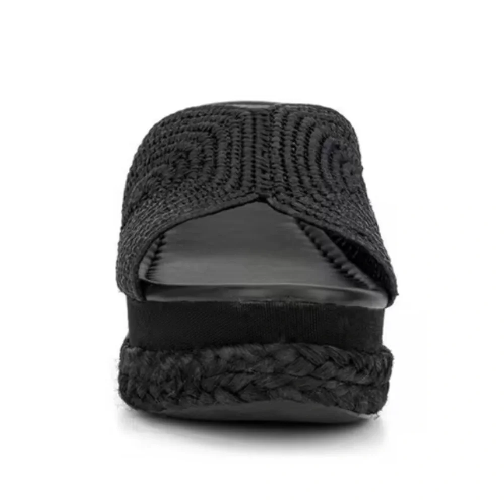 WOMEN'S TORGEIS ARIADNE PLATFORM WEDGES Black Size 9